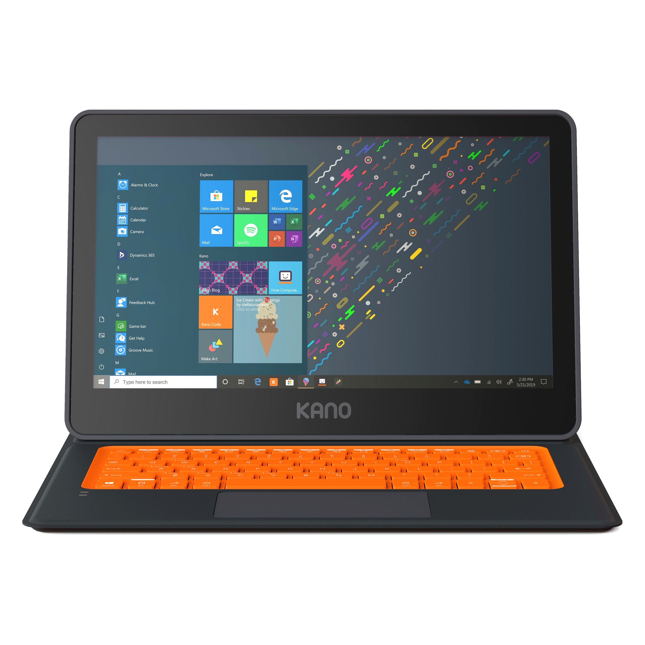 Модульный компьютер для программирования. Kano PC